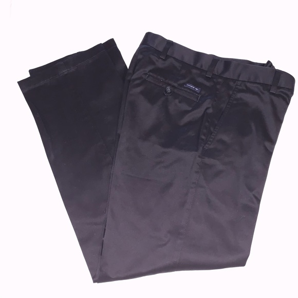 Men’s black Dockers D2 flat front straight fit black pants 32x32 nearly new! - Picture 2 of 7